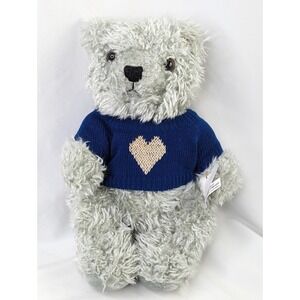 Annette Funicello Gray Bear Plush 12 Inch Stuffed Animal Toy